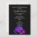 Search for purple rose invitations Beautiful
