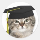Search for cat graduation stickers Mortarboard