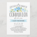 Search for white flowers first communion invitations Floral