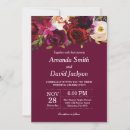 Search for elegant shower wedding invitations Burgundy