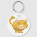 Search for ginger round key rings Cat