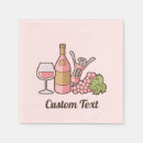 Search for beer bottle napkins Wine
