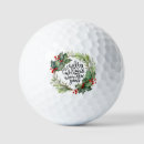 Search for happy new year golf balls Santa