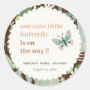 Search for brown butterfly stickers Retro