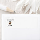 Search for chocolate lab return address labels Pet
