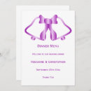 Search for ribbon wedding menus Dinner