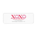 Search for hugs and kisses return address labels Xoxo