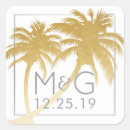 Search for beach wedding stickers Destination
