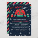 Search for funny ugly sweater invitations Vintage