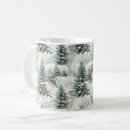 Search for snowy forest mugs Pine