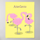 Search for cartoon flamingo posters Birds