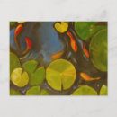 Search for koi fish painting postcards Goldfish