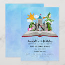 Search for dragons and unicorns invitations Fairytale