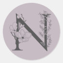 Search for initial n stickers Elegant