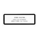 Search for blue and black return address labels Classic