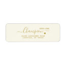 Search for gold ivory return address labels Script