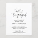 Search for budget engagement party invitations We're engaged