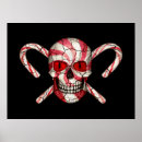 Search for colourful skull posters Red