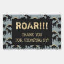 Search for dinosaur birthday thank you stickers Modern