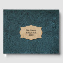 Search for leather guest books Rustic