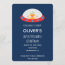 Search for boys space birthday invitations Alien
