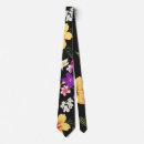 Search for vintage floral ties Tropical