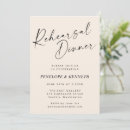 Search for cream rehearsal dinner invitations Elegant