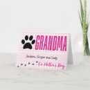 Search for dog and cat mothers day cards Grandma