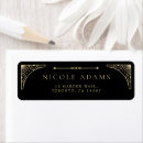 Search for deco return address labels Gold