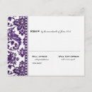 Search for damask rsvp cards Vintage