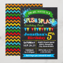 Search for splish splash birthday invitations Summer birthday party