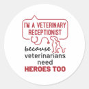 Search for veterinary stickers Receptionist