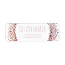 Search for teen birthday return address labels Glitter