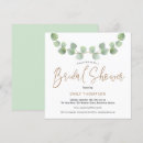 Search for eucalyptus leaves bridal shower invitations Minimalist