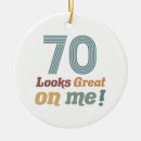 Search for 70th birthday christmas tree decorations Funny