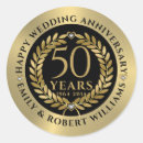 Search for gold wreath wedding stickers Anniversary