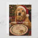 Search for funny santa christmas cards Dog