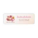 Search for nice return address labels Floral