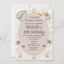 Search for beach 40th birthday invitations Summer birthday party