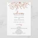 Search for gold foil wedding programmes Modern