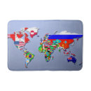 Search for world map bath mats Geography
