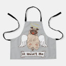 Search for funny pug aprons Pet