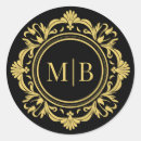 Search for gold floral wedding stickers Modern