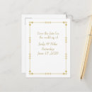 Search for gold white save the dates Formal