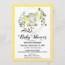 Search for yellow elephant baby shower invitations Twins