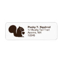 Search for squirrel return address labels Animals