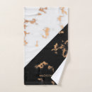 Search for black and white marble bath towels Chic