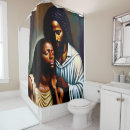 Search for jesus shower curtains Black