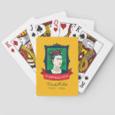Search for frida kahlo playing cards Mexican