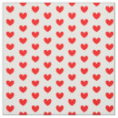 Search for red and white pattern fabric Hearts